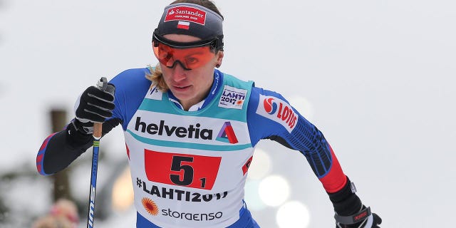 Justyna Kowalczyk competes in the FIS Nordic World Ski Championships in 2017
