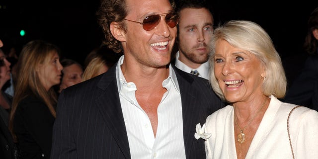 Matthew McConaughey and mother Kay