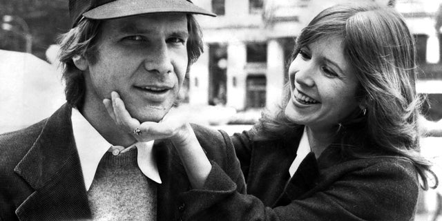 Harrison Ford and Carrie Fisher