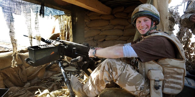 Prince Harry in military gear