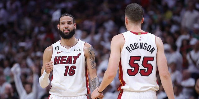 Miami Heat one win away from NBA Finals after blowing out Boston Celtics in Game 3  at george magazine
