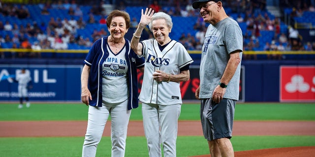 Helen Kahan first pitch