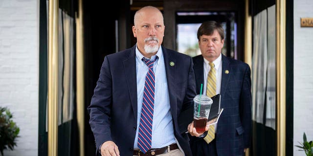 Rep. Chip Roy, R-Texas, leaving a meeting