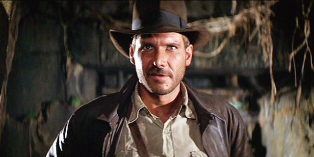 Harrison Ford as Indiana Jones in a screengrab from the movie