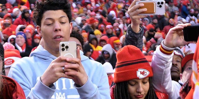 Jackson Mahomes in January