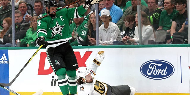 Stars captain Jamie Benn suspended two games after cross-check on Golden Knights' Mark Stone 2 Jamie Benn cross-checks Mark Stone