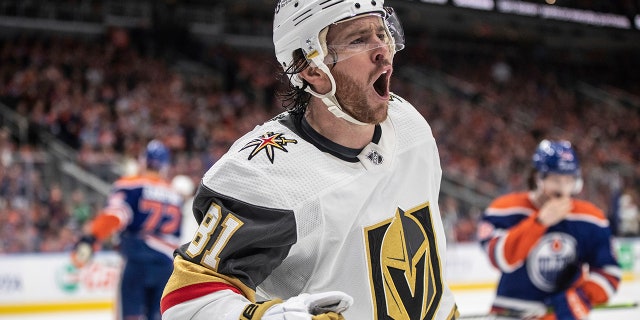 Jonathan Marchessault celebrates