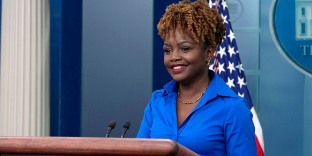 White House press secretary Karine Jean-Pierre