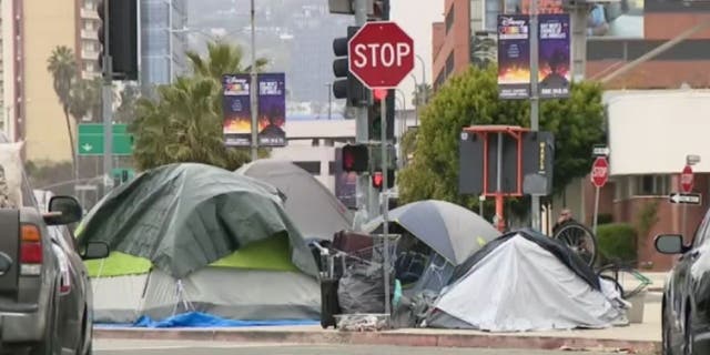 Beverly Grove homeless encampment