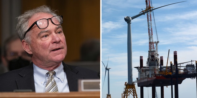 Sen.  Tim Kaine has supported Dominion Energy's offshore wind development after taking thousands from the company's political action committee.