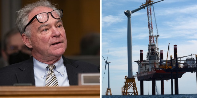 Sen.  Tim Kaine has supported Dominion Energy's offshore wind development after taking thousands from the company's political action committee.