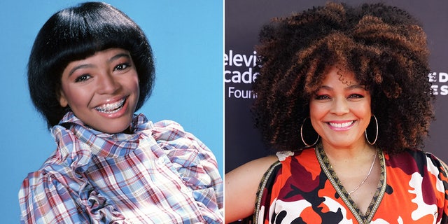 Kim Fields then and now split