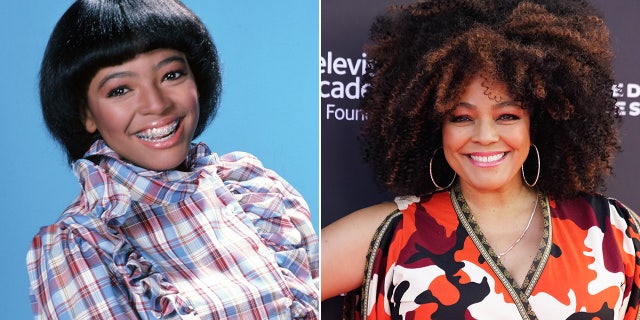 Kim Fields then and now split