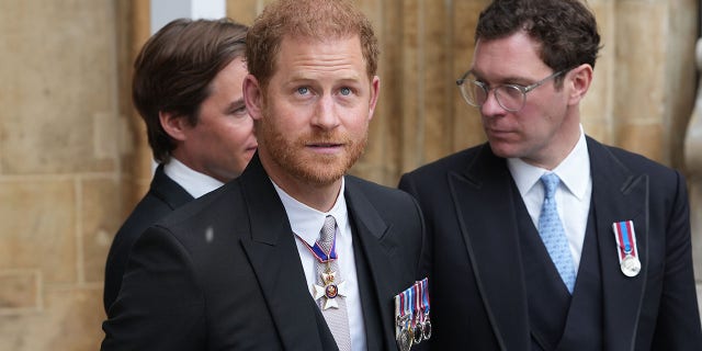 Prince Harry at coronation