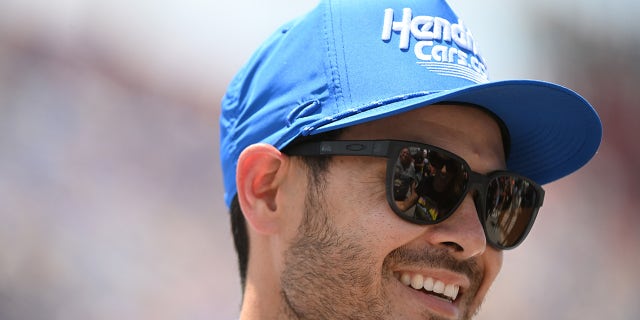 Kyle Larson close up