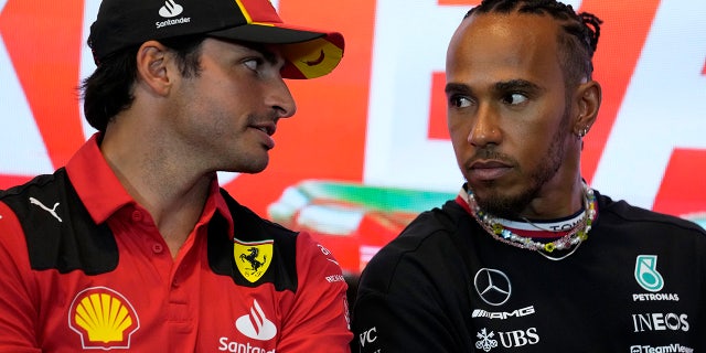 Lewis Hamilton and Max Verstappen