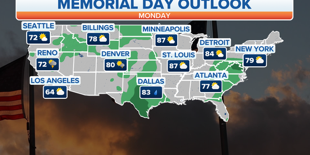 Memorial Day forecast