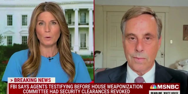 MSNBC host Nicolle Wallace and Harry Littman