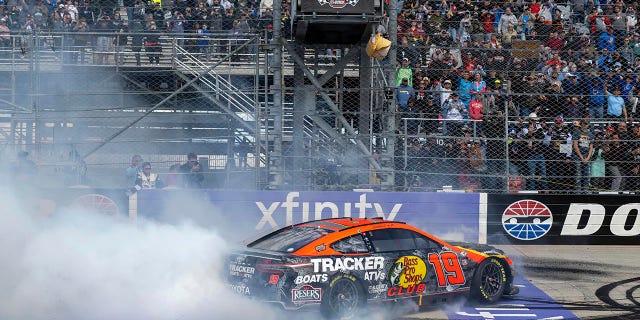 Martin Truex Jr burns out