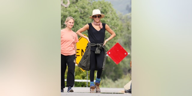 Meghan Markle on a hike