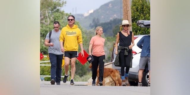 Meghan Markle on a hike with friends