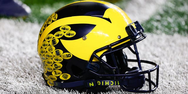 michigan football helmet