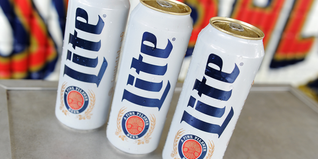 Miller Lite cans