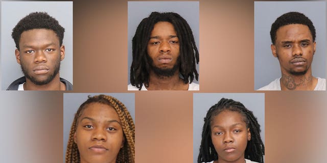Mugshots of suspects connected to stolen cars
