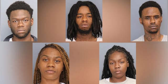 Mugshots of suspects connected to stolen cars