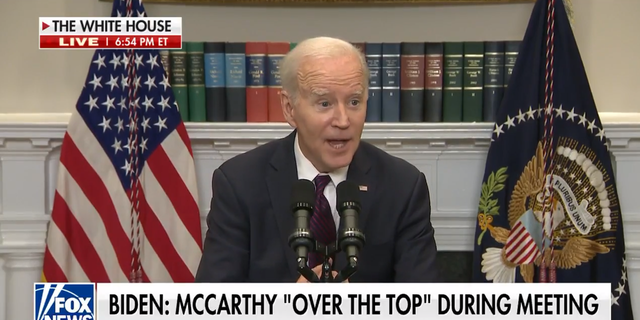 Biden gets heated with reporter after asked about debt ceiling: 'You ...