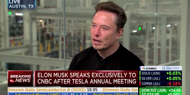 Elon Musk on CNBC