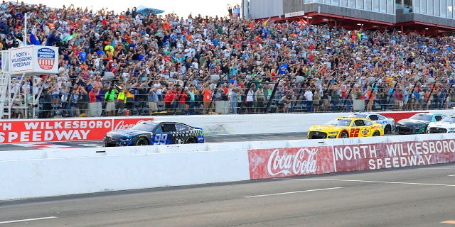Leaders cross the line