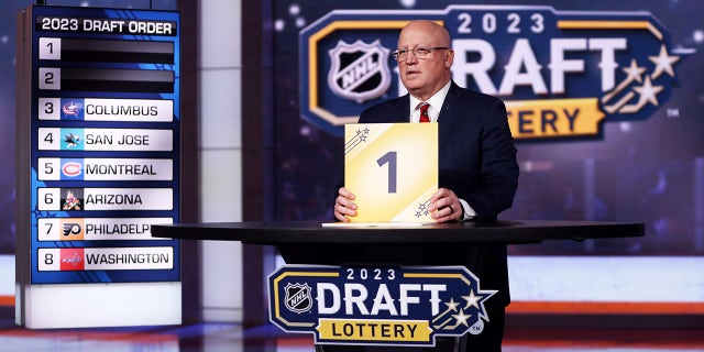 General view of NHL Draft Lottery