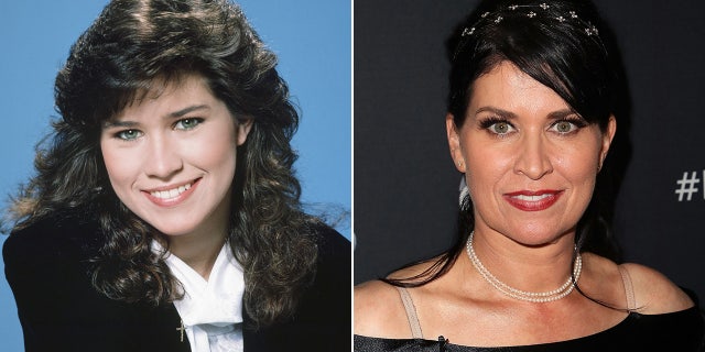Nancy McKeon then and now split