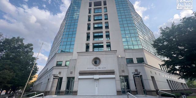 The outside of the Hugo L. Black Federal Courthouse in Birmingham