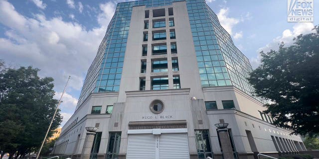 The outside of the Hugo L. Black Federal Courthouse in Birmingham