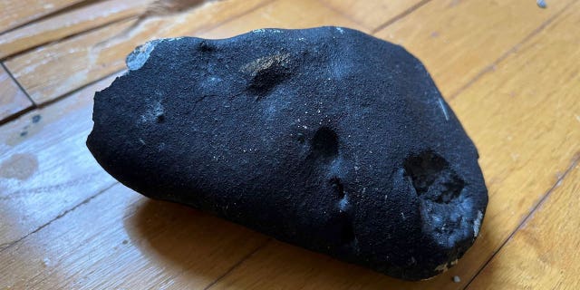 Home Damaged Possible Meteorite