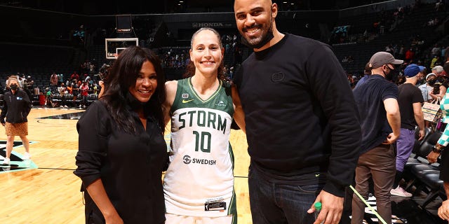 Nia Long and Sue Bird