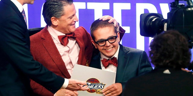 Nick Gilbert at the lottery