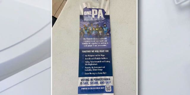 photo of a political flyer