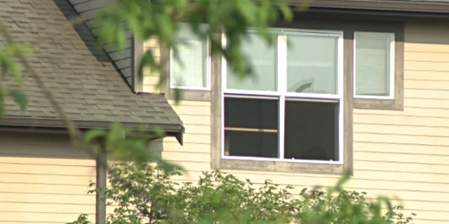 open window in campus housing unit