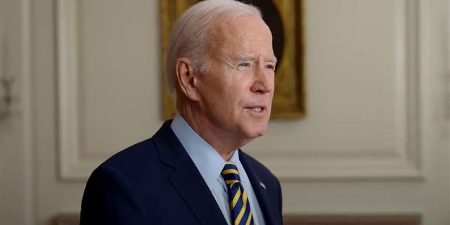 Biden speaks during National Police Week video message