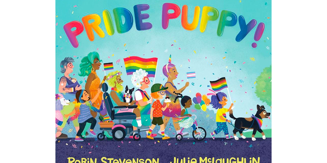cover art of "Pride Puppy!" children's book