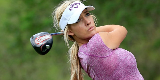 Paige Spiranac en Dubái en 2015