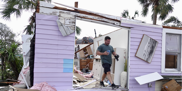 Tornado damage in south Florida