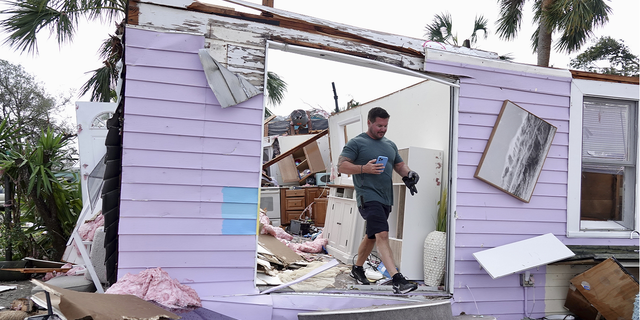 Tornado damage in south Florida