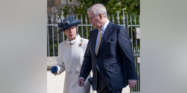 Princess Anne and Prince Andrew