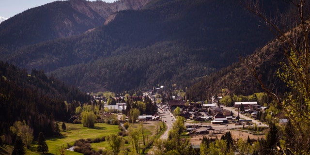 The town of Red River, New Mexico