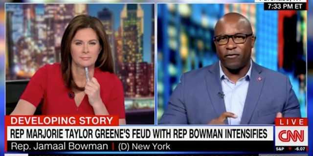 Democratic lawmaker clashes with CNN host after question about heckling George Santos: ‘CNN, y’all trippin’