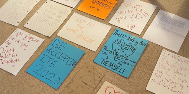 Posters at Rincon Middle School